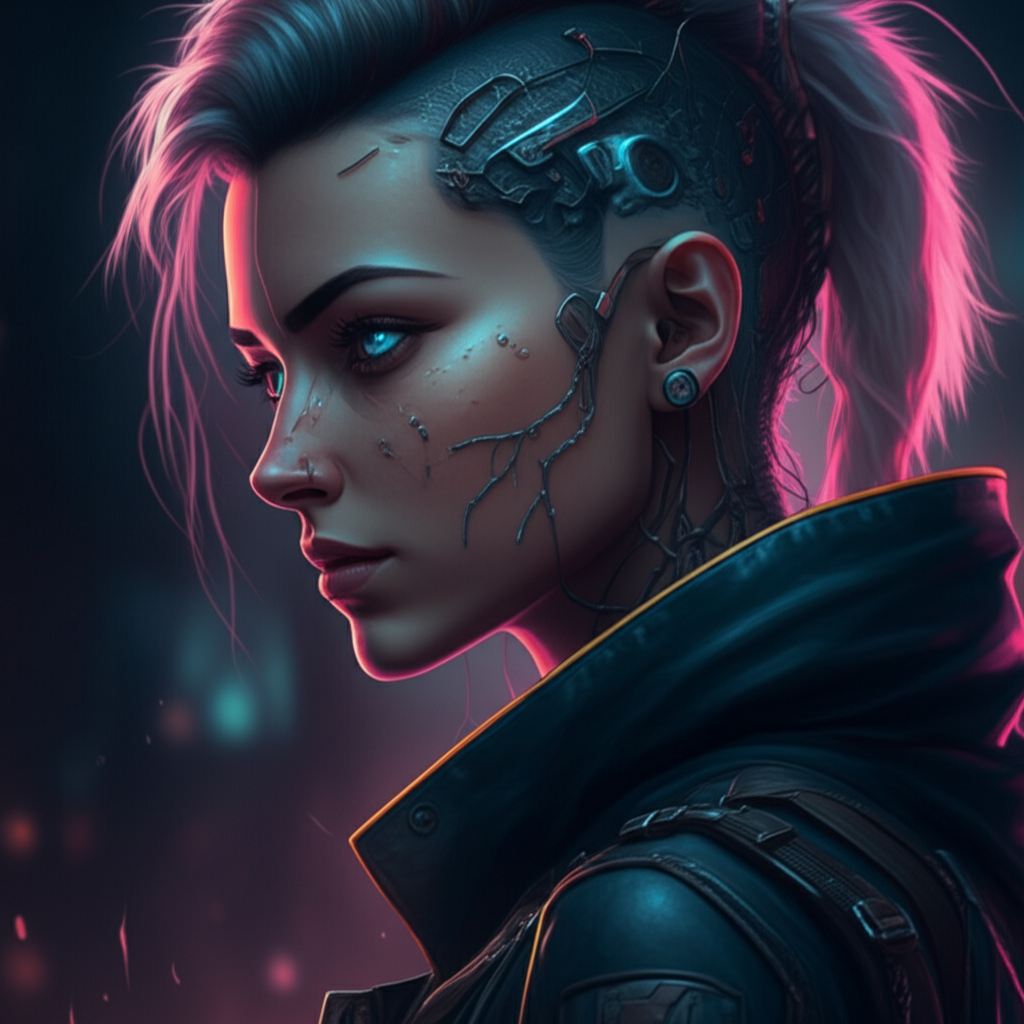 Futuristic style example